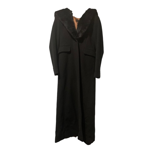 Express Coat 100 Wool Y2K 5/6 - Picture 1 of 5